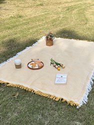 Outdoor Camping Picnic Mat Portable ins Picnic Cloth Moisture-Proof Thickened Tent Beach Blanket French-Style Picnic Mat