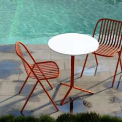 Outdoor Tables and Chairs for Courtyard, Garden, Open-Air Balcony, Leisure, Outdoor Coffee and Milk Tea Shop, Trendy Aluminum Alloy Table and Chair Set