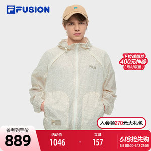 
FILA FUSION Mr Doodle Fashion Couple Cool Sunscreen Clothes 2025 Autumn New Jacket