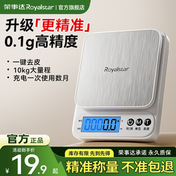 Royalstar Kitchen Scale Baking Digital Scale Accurate Measuring Scale Household Gram Scale 0.1 High-Precision Food Scale Small Scale