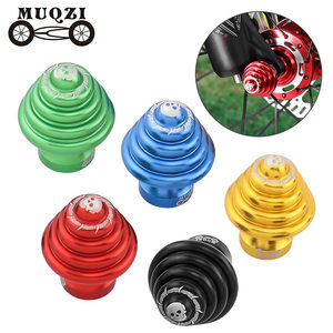 
MUQZI bicycle quick release hub nut M5 mountain dead fly road folding bicycle aluminum alloy