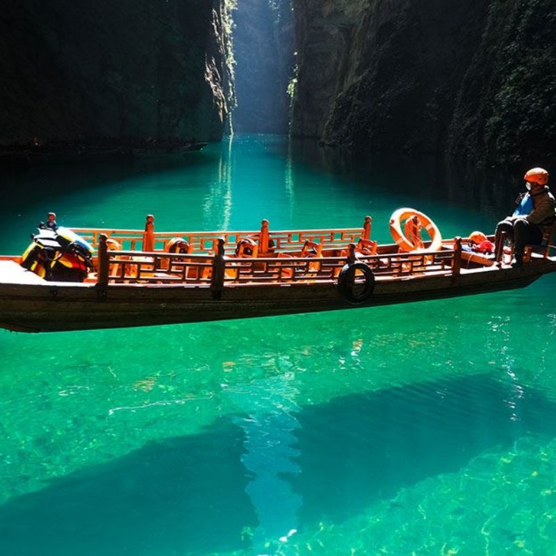 恩施旅游2日游 屏山峡谷/宣恩夜景/梭布垭/地心谷/腾龙洞/大清江