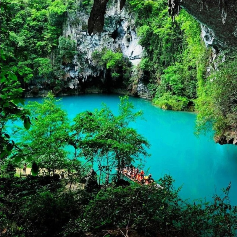 广西仙本那南宁河池旅游三门海一日游纯玩2~8人跟团游
