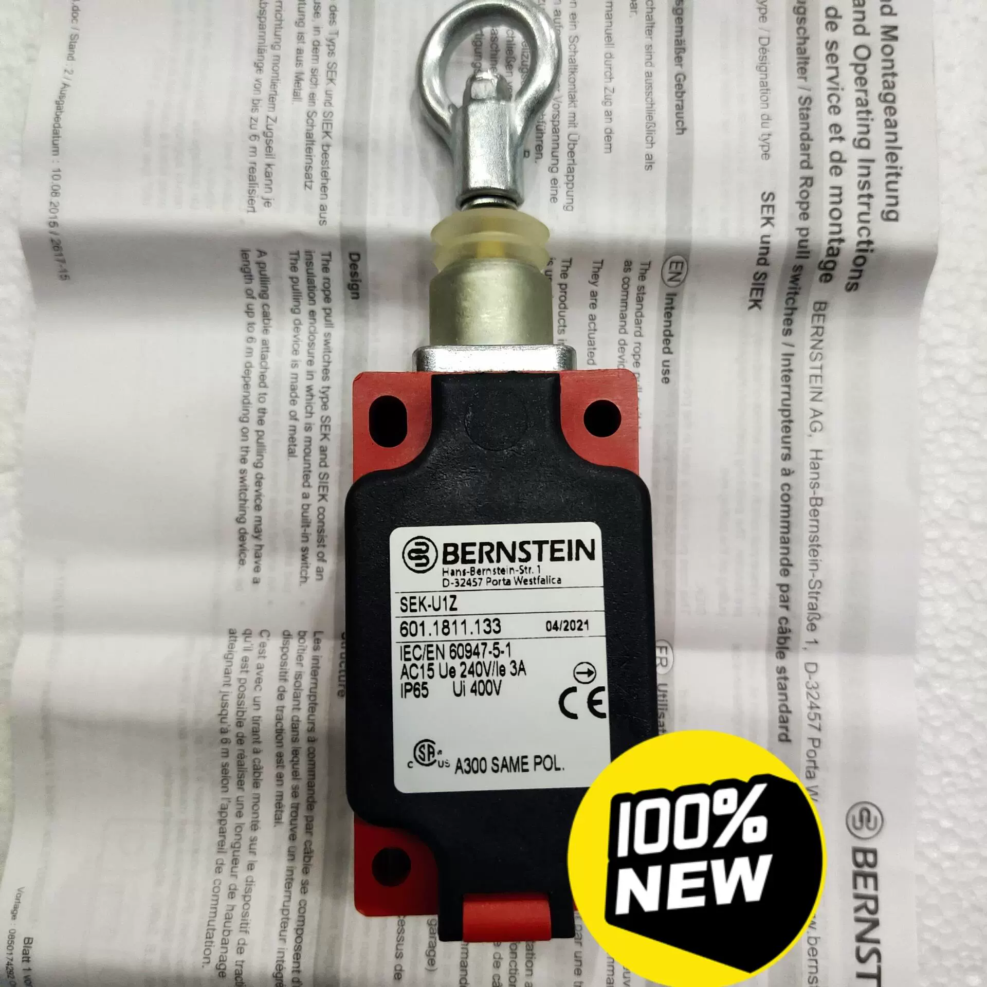 bernstein拉线开关拉绳开关