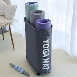 Sports equipment storage yoga mat basket narrow tall dirty clothes basket carpet racket rack fabric equipment fitness items