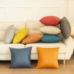 Tech Fabric Sofa Living Room Pillow Cover, Light Luxury High-End Cushion Cover Without Insert, Headboard Car Pillow, High-End