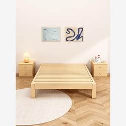 Xinjiang Free Shipping Tatami Bed Frame Solid Wood Bed Board Without Headboard Single Bed Slatted Frame Bed Frame Double Bed for Home Use