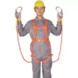 Bộ dây an toàn toàn thân hai lưng ở độ cao năm điểm ở công trường xây dựng Bộ dây an toàn chống rơi khi làm việc ngoài trời 