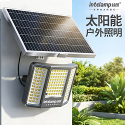 2026 New Model Solar Garden Light for Outdoor Home Use, Ultra-Bright, High-Power, Waterproof, Wall-Mounted, Strong Light, Warm Color, Three Colors