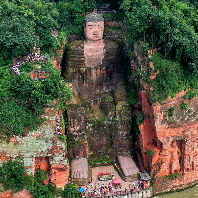 2-8人小团峨眉山乐山大佛纯玩1日游金顶黄龙溪熊猫基地成都周边游