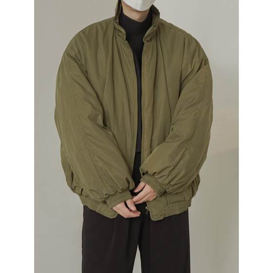 [Japanese retro] Ander Jurnal casual loose jacket cotton coat men's warm couple cotton coat