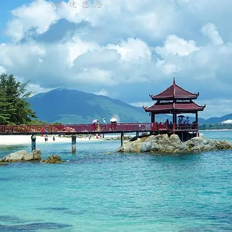 三亚蜈支洲岛一日游私家小团2-6人情人桥一单一团纯玩观海长廊