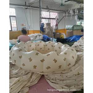 
[Spot] Korean petal pool children's inflatable swimming pool baby ocean ball play pool bobo ball pool