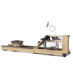 Household wooden water resistance rowing machine direct sales commercial liquid resistance silent smart rowing rowing machine fitness equipment