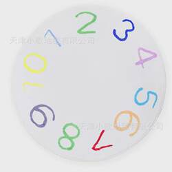 Nordic style children's room English alphabet carpet round floor mat computer chair swivel chair mat tent hanging basket anti-slip mat