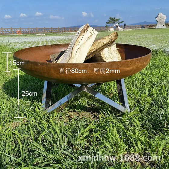 
Export hot sale campsite hotel party villa courtyard homestay heating garden decoration bonfire brazier barbecue wood stove