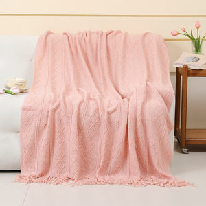 
Sofa blanket summer knitted leisure bed air conditioning fleece blanket ins office nap throw blanket