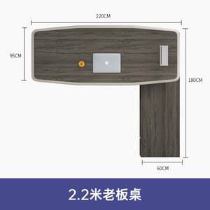 
Simple single boss desk CEO desk and chair combination supervisor Zhuo executive desk manager desk office furniture