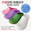 Giày Croc cho nữ, dép kiểu mới giẫm cứt, mềm mại, nam nữ, bệnh viện Baotou bác sĩ, y tá, phòng thí nghiệm, phẫu thuật y tế