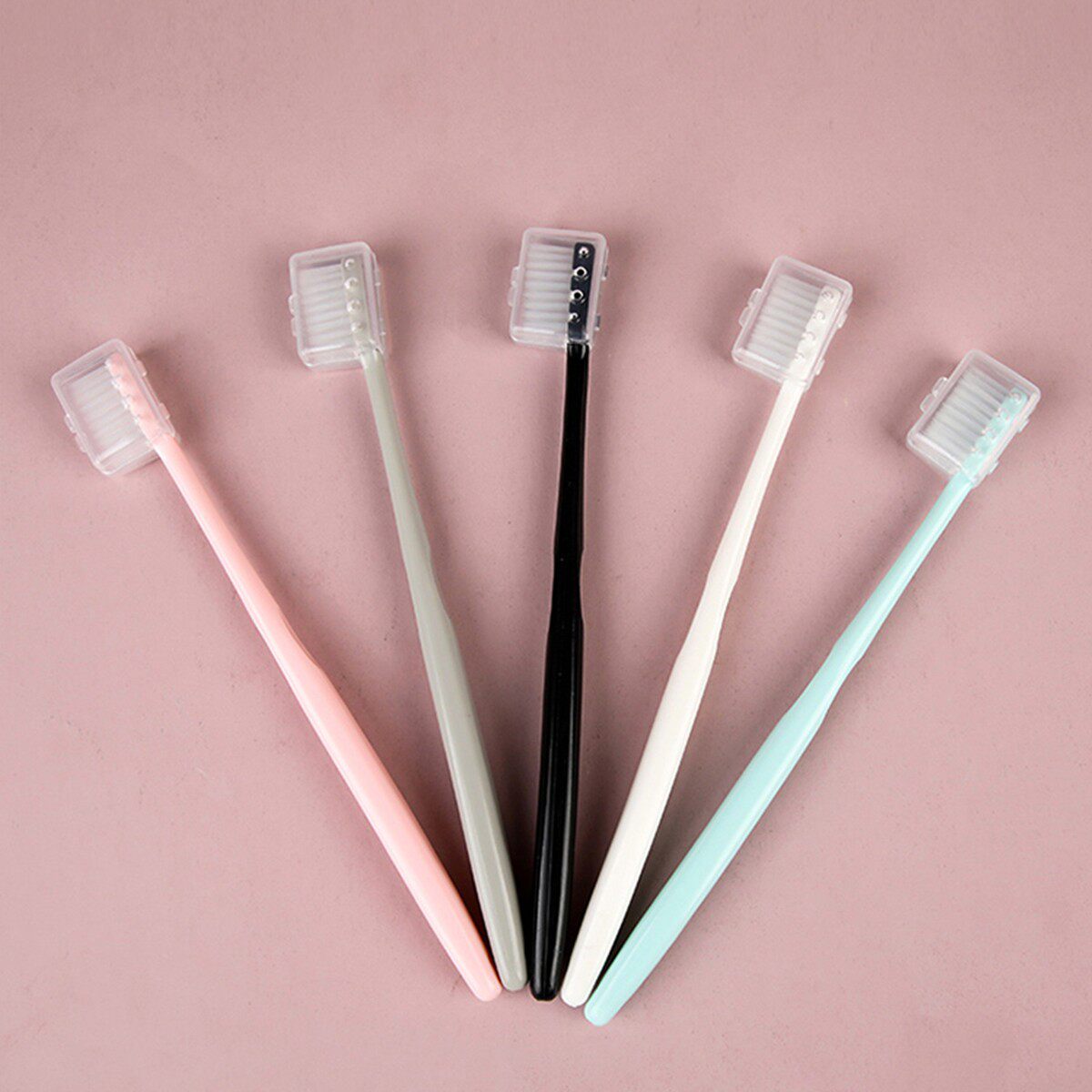 부드러운모 칫솔 20개, 2봉, 마카롱 컬러 패밀리팩 -