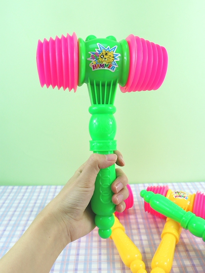 Playgro Martillo Con Sonidos Divertidos Y Luces - Juguete Sonajero Para Manos Pequeñas De 1 A 3 Años, Estimulación Sensorial