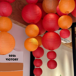 Red Lanterns, Orange-Yellow Paper Lanterns, Hanging Decorations, Festival Housewarming, First Birthday Gift, Scene Decoration, New Year Photo Props, Spring Festival
