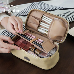 Cosmetic Bag for Women, Portable Storage Bag, New Makeup Brush and Cosmetics Partition Bag, Business Trip, Travel, Outing, Toiletry Bag