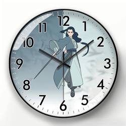 Simple Cartoon Wall Clock Luo Xiaohei Creative Wall Clock Anime Clock Bedroom Living Room Home Silent Quartz Clock