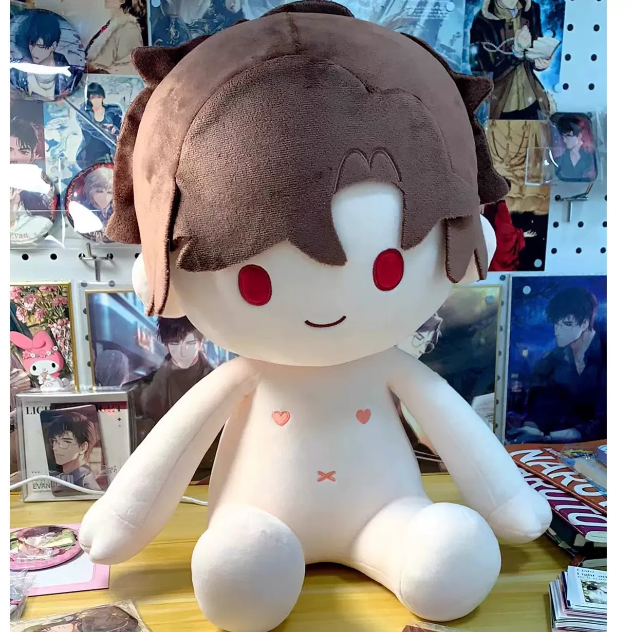 陆沉棉花娃娃40cm一番赏光与夜之恋陆沉玩偶二次元乙游周边娃娃-Taobao 