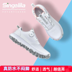 Golf Shoes for Men and Women, Couple Models, 2025 New Autumn and Winter Models, Stylish, Breathable, Waterproof, Sports Shoes with Knob Laces