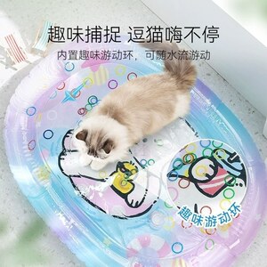
Cat water mattress pet pat water mattress large dog summer inflatable water injected ice pad cool thickened anti-scratch toys