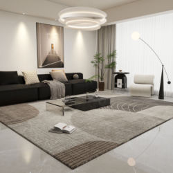 Modern Living Room Carpet Sofa Coffee Table Rug Home Light Luxury Bedroom Bedside Rug Large Area 2025 New Style High-End Feel