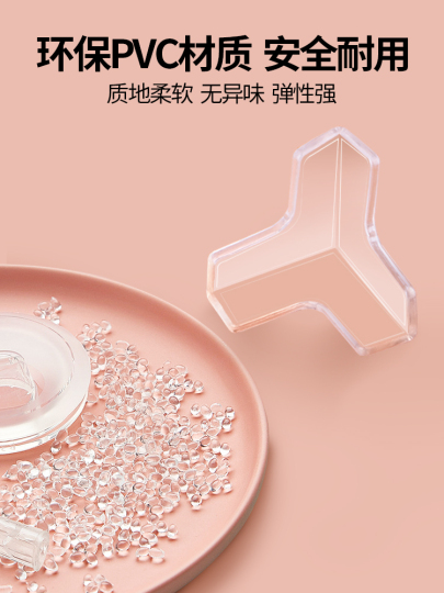 Angoily 4 Protezioni Angolari In Silicone Per Cappa E Mobili - Antiurto E Anti-collisione, Grigio, 4,5x4,5cm
