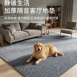 Living Room Washable and Wipeable Carpet, Waterproof, Non-Slip, Thickened, Stain-Resistant, Customizable, Light Luxury, High-End, Formaldehyde-Free Pet Carpet