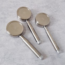 Not Afraid of Falling! Can Be Used for a Lifetime! 304 Stainless Steel Bathroom Shower Head with Supercharged Water Pressure for Bathing