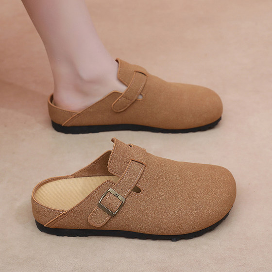 
Spring and summer new Birkenstock shoes for women, versatile lazy slippers, soft-soled comfortable sandals, fashionable and breathable casual shoes