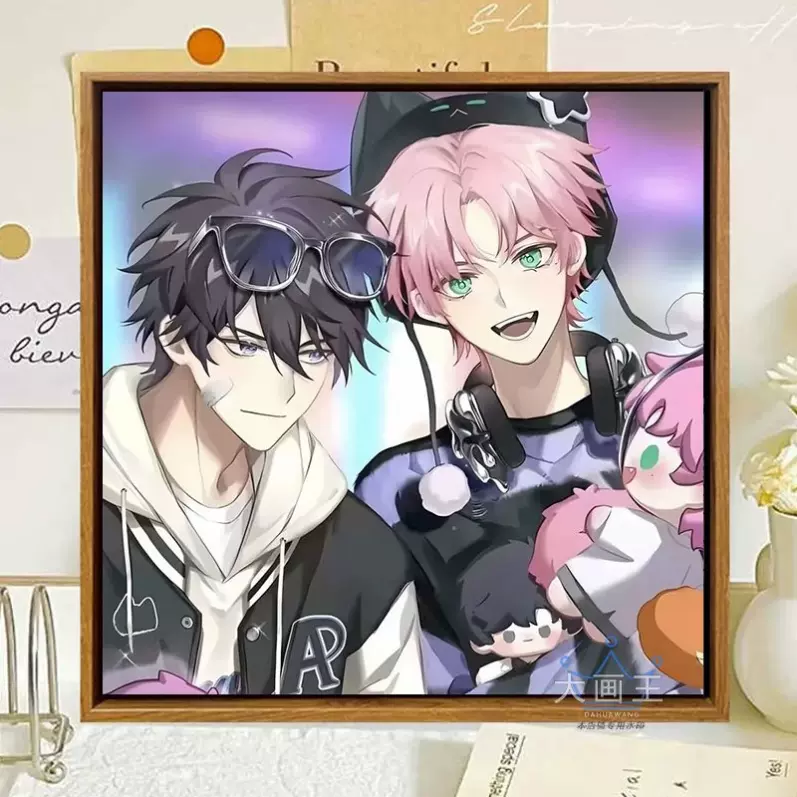 抽象画 僧侶 油彩画 center