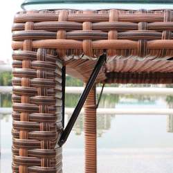 Outdoor tables and chairs, rattan chairs, leisure outdoor balcony tables and chairs 619 outdoor rattan dining chairs, drinking tables and chairs combination