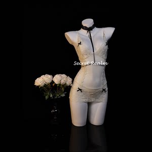 
Secret realm half-sugar evening breeze sexy nightgown lace hollow perspective underwear romantic temptation pure desire qqny