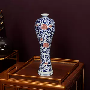 中国花瓶 年代品 古董品美術品 古董多色中国花瓶1900-1940 |
