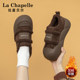La Chapelle thick-soled snow boots for women 2025 new winter Velcro plus velvet sneakers Maillard maternity cotton shoes