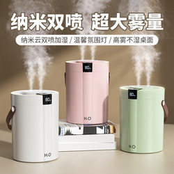 【2025 New Upgrade】Nano Dual-Spray Humidifier for Home, Silent, Small, Large Spray Capacity, Air Conditioner, Bedroom, Mother and Baby Grade Air, Office Desktop, Dormitory, Student Portable Aromatherapy Machine