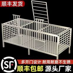 Stainless Steel Chicken Coop for Home Use, Large Size for Raising Chickens, Suitable for Large Families, Outdoor Rabbit and Pigeon Cage, Chicken House with Reinforced Structure for Ducks