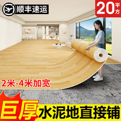 Household Carpet Directly Laid on Cement Floor, Thickened Wear-Resistant Waterproof Floor Mat, Large Area Full Coverage