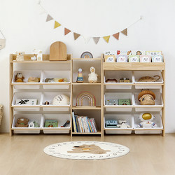 Toy Storage Rack, Storage Rack, Children's Picture Book Rack, Bookshelf, Two-In-One Storage Cabinet, Storage Cabinet, Kindergarten Toy Cabinet