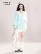 HTYM snow top mousse mohair cardigan knit sweater women autumn and winter mink velvet lazy style jacket top