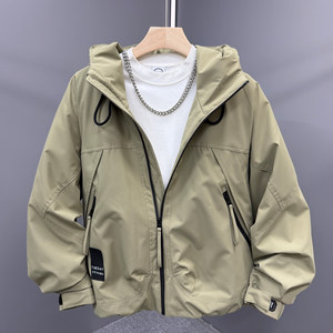 
Winter new work style cotton jacket couple style outdoor windproof cotton coat zipper pocket thickened quilted jacket