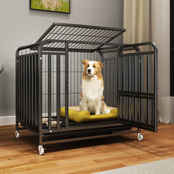 Dog Cage for Large and Medium-Sized Dogs with Toilet, Suitable for Home Use, Indoor and Outdoor, for Golden Retrievers and Labradors, Pet Supplies