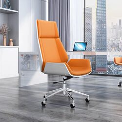 High-Back Executive Chair, Reclining Office Chair, Light Luxury Executive Chair, Simple Modern Conference Chair, Home Study Computer Chair