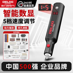 Delixi Electric Grinder Small Handheld Polishing Machine Pen Polishing Tool Carving Tool Jade Wood Carving Small Electric Drill